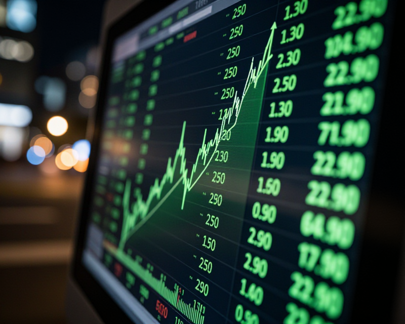Rising KOSDAQ Market Trend