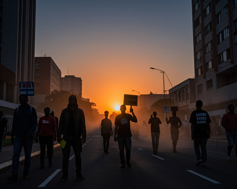 South African Protest Atmosphere
