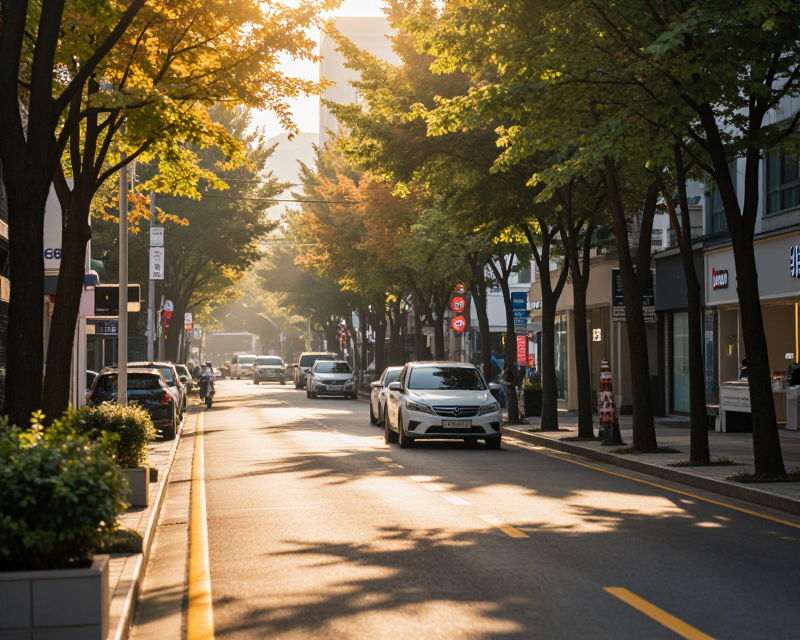 Sunny Sunday in Seoul