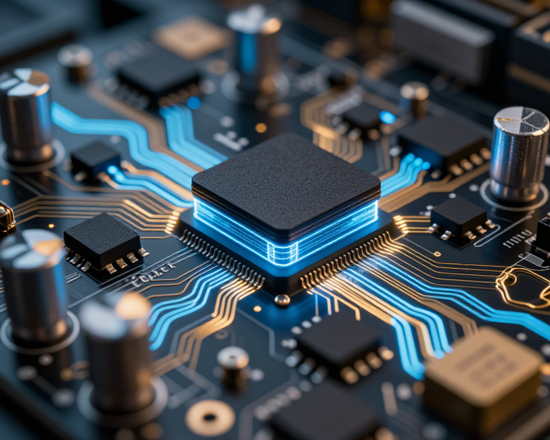 Futuristic AI Server Components