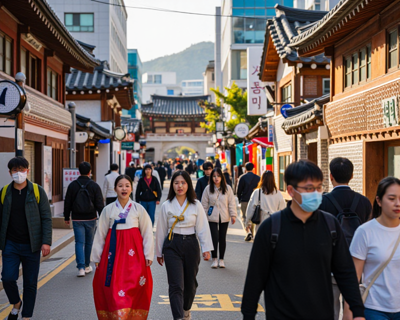 Vibrant Seoul Tourism Scene