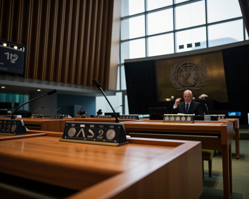 Diplomatic Meeting Atmosphere