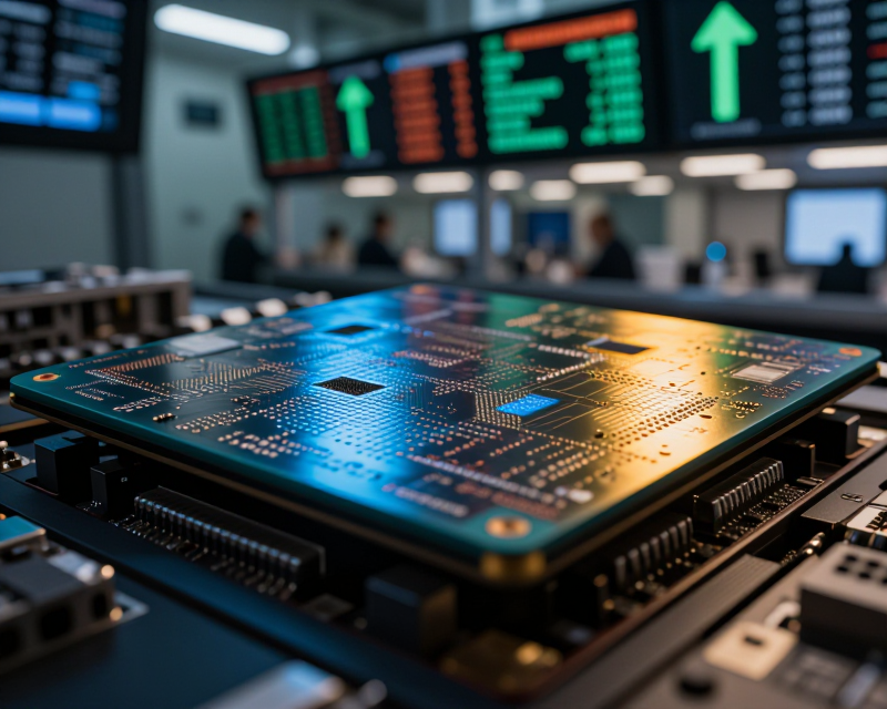 High-tech Semiconductor Growth Concept