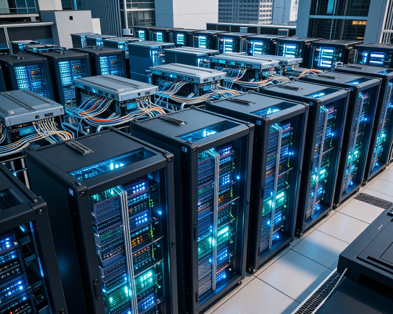 Futuristic AI Data Center in Korea