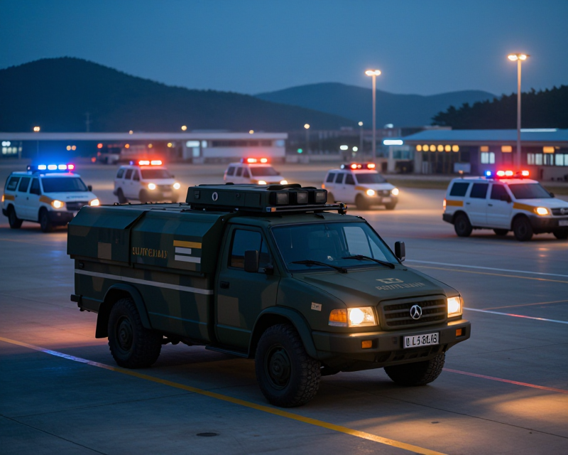 Cinematic Military Air Base Atmosphere