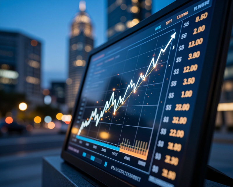 Financial Market Trend Visual